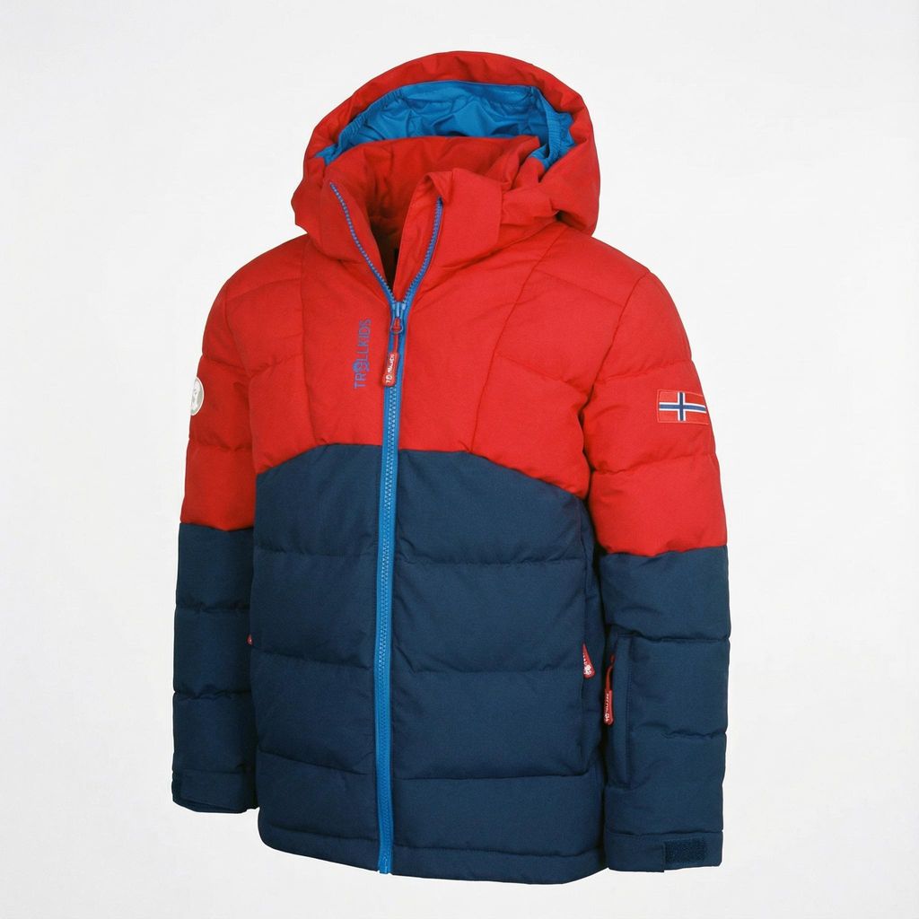 Trollkids 365-410 Kinder-Jacke in Rot – wasserdicht Produktbild 