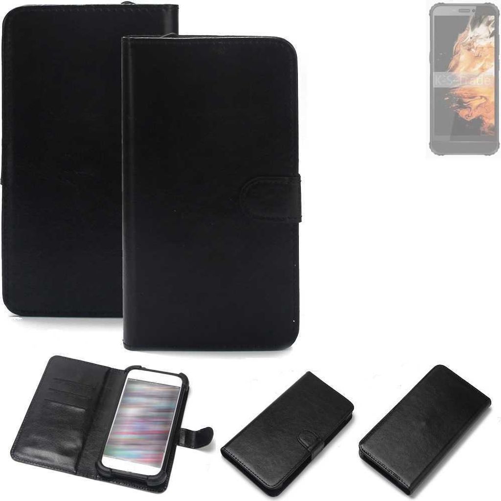 K-S-Trade Handyhülle Schutzhülle kompatibel mit AGM H3 Handy Schutz Hülle Handyhülle Bumper schwarz 1x