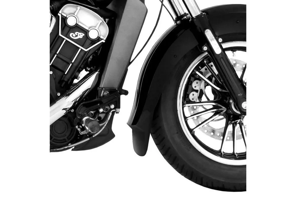 Extension garde-boue avant PUIG Noir en ABS pour INDIAN SCOUT 9825N