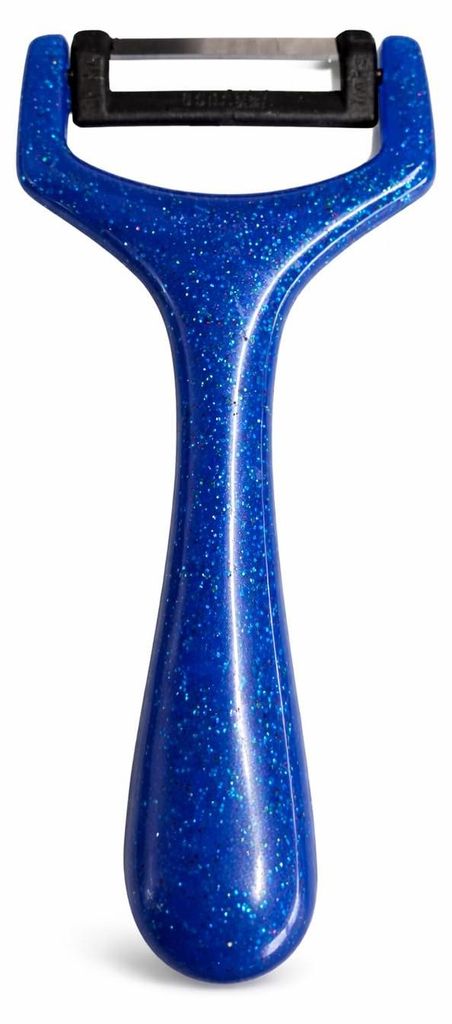 Neustanlo Sparschäler Blau | ergonomischer Gemüseschäler in Y-Form | präzises Schälen von Obst & Gemüse | handlich leicht | Küchenhelfer fü...