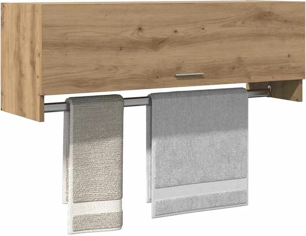 Armadio Rovere Artigianale 100x32,5x35 cm Materiale in legno - 2