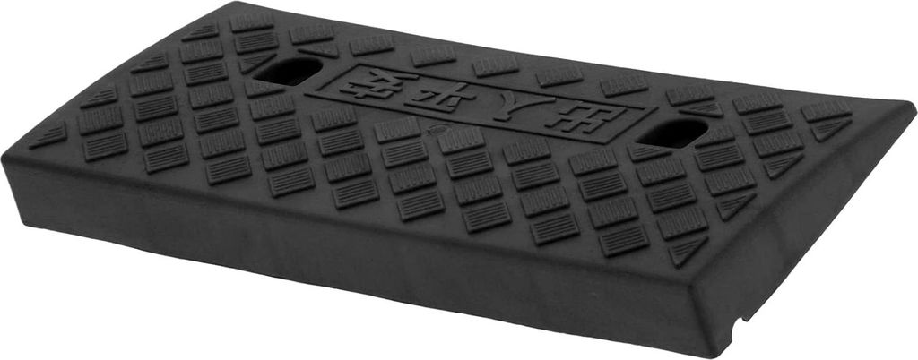 Tragbare Auffahrtsrampe - 5 cm PP-Kunststoff - 5 cm Dicke - Bordsteinauffahrt - Laderampenbedarf - Schwarz