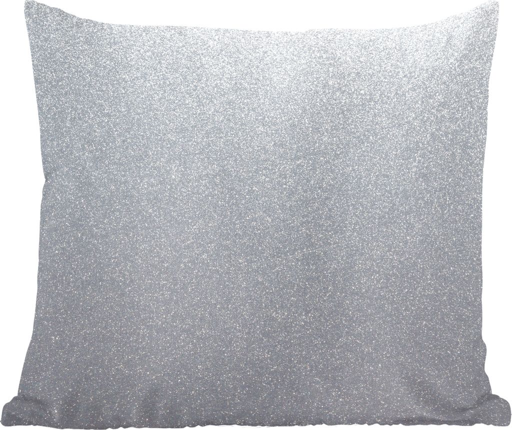 MuchoWow Zierkissen Sofakissen Wohnzimmer Dekokissen 60x60 cm Metalldruck - Aluminium - Tupfen - Sitzfläche - Foto Polster