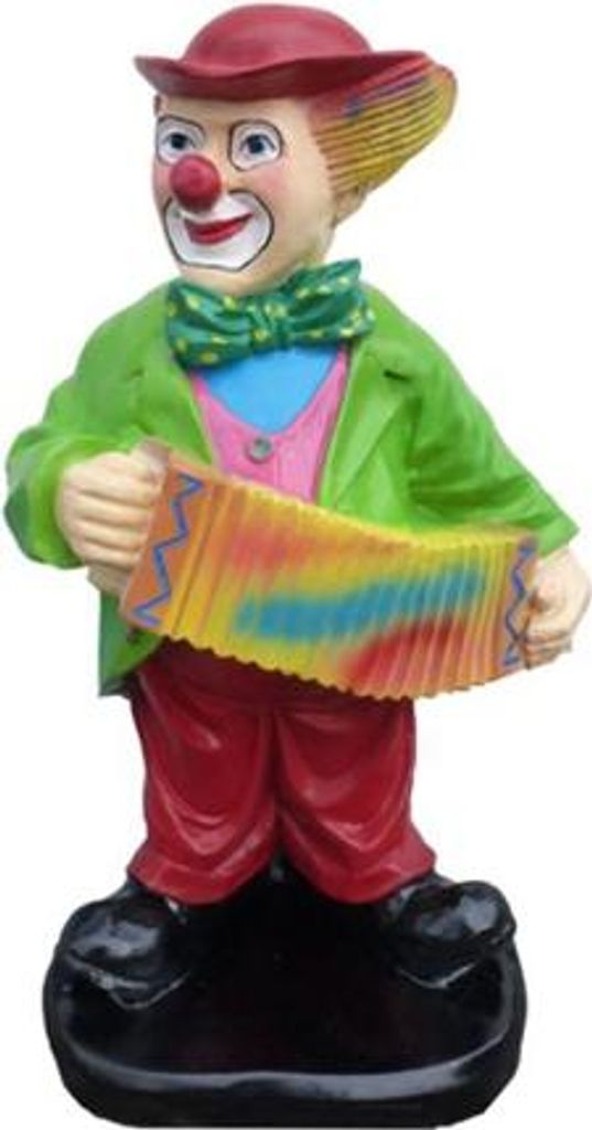 Clown Witzige Figur Statue 65 cm Figuren Garten Dekoration Skulptur Statuen 65cm