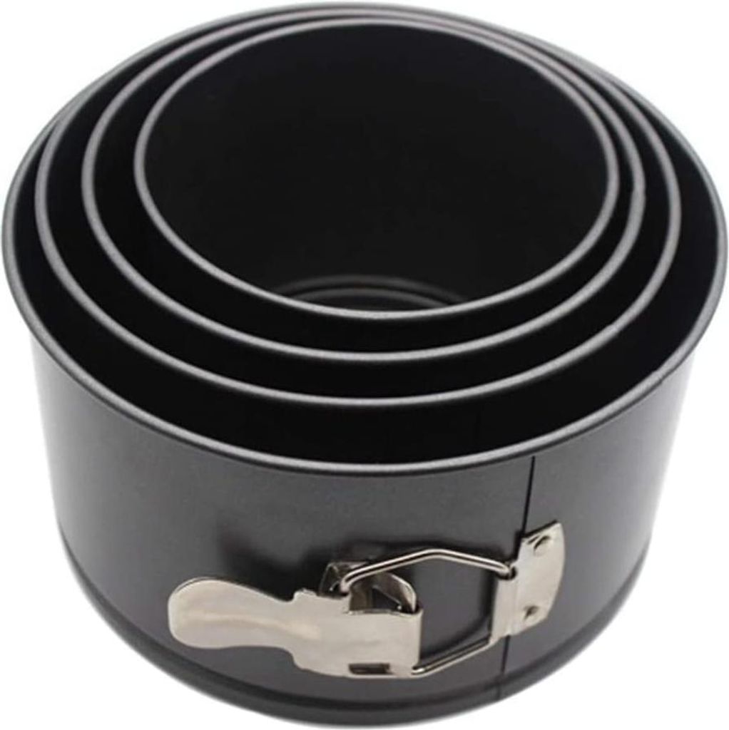 Antihaft-Kuchenformen Set - Auslaufsicher, abnehmbarer Boden - 4 Stück