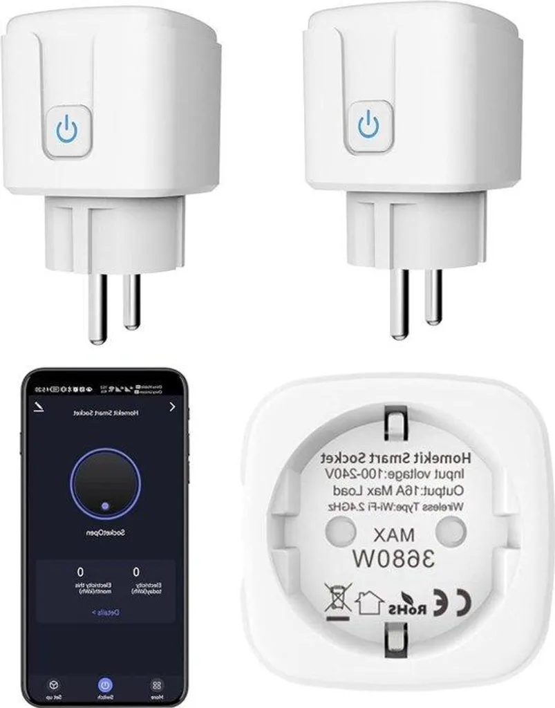 Réduisez votre facture avec la prise WiFi HomeKit - Suivi énergie 16A