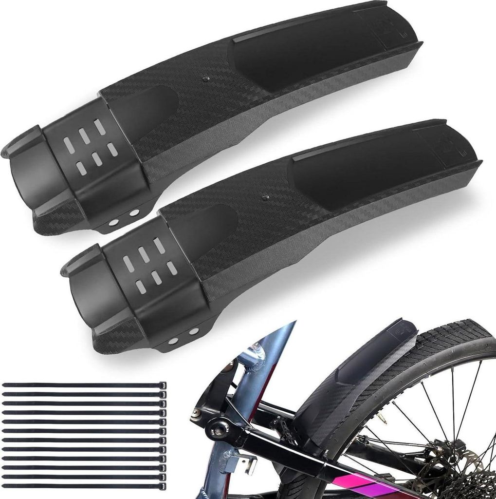 Fahrrad Schutzblech Set Vorne und Hinten MTB Universal für Produktbild 