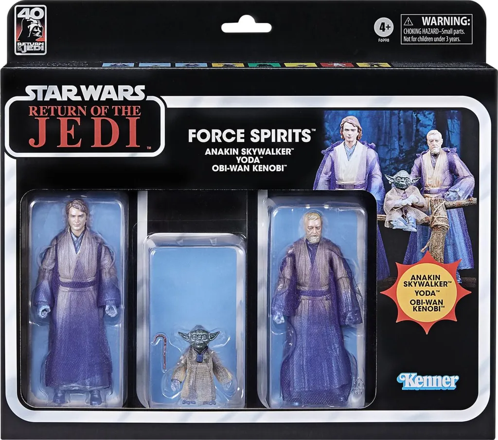 Pack 3 Figurines Star Wars Esprits de la Force Collection Black Series