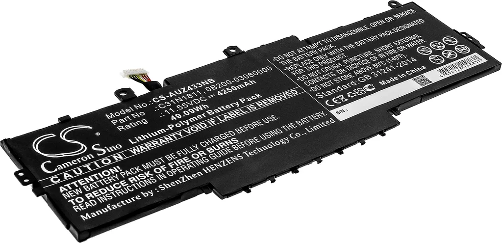 Batterie Asus UX433 BX433FN Deluxe 14 pour réparer PC qui ne charge plus