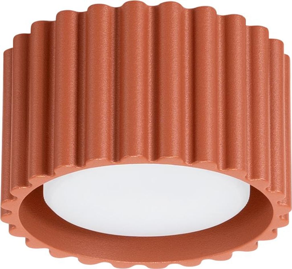 Plafond AURA 1 roter Ocker Gx53 1xGx53 10W Aluminium 6x10x10cm Sollux Lighting