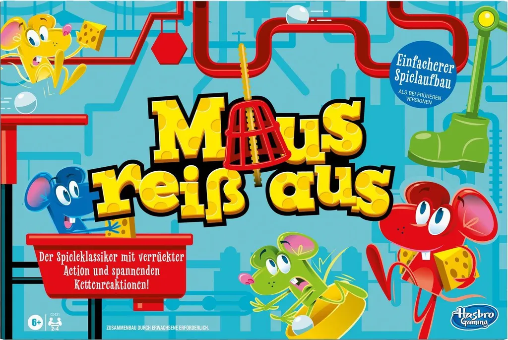 Jeu de Réflexes Souris Arrache-toi Hasbro pour Moments en Famille
