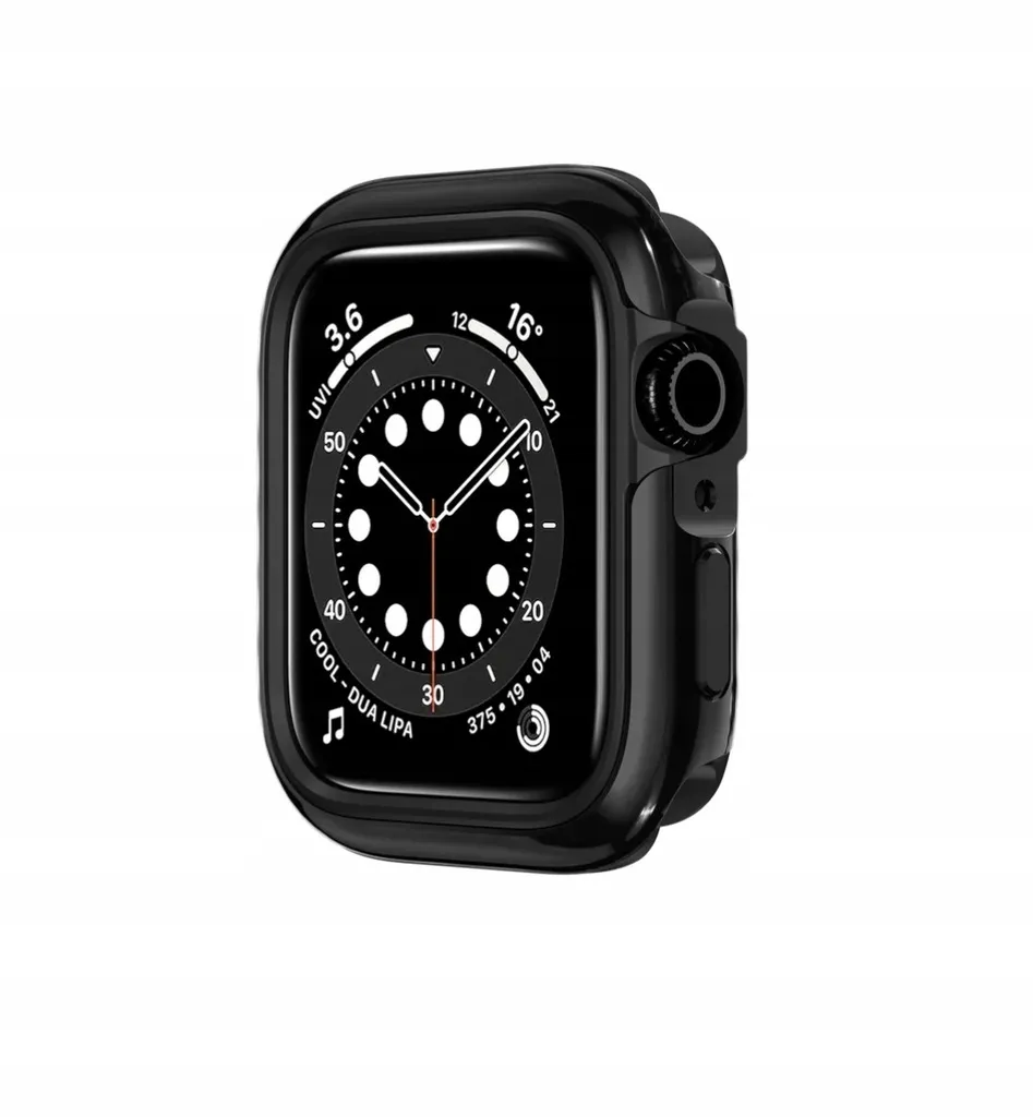 Coque Apple Watch 40mm Noir SwitchEasy Odyssey Hybride Aluminium