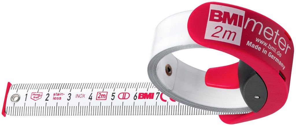 Kapesní metr BMImeter 2mx16mm bílý BMI Obrázek produktu 