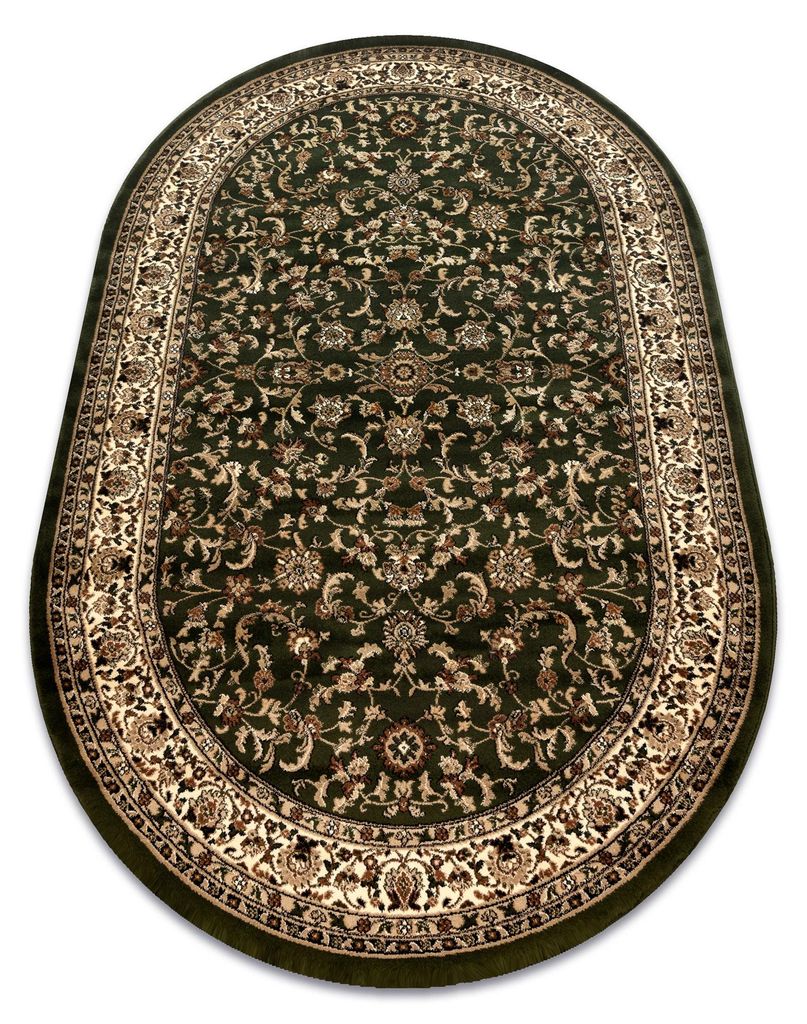 Dywan ROYAL ADR owal wzór 1745  zielony 200x290 cm Zdjęcie produktu 