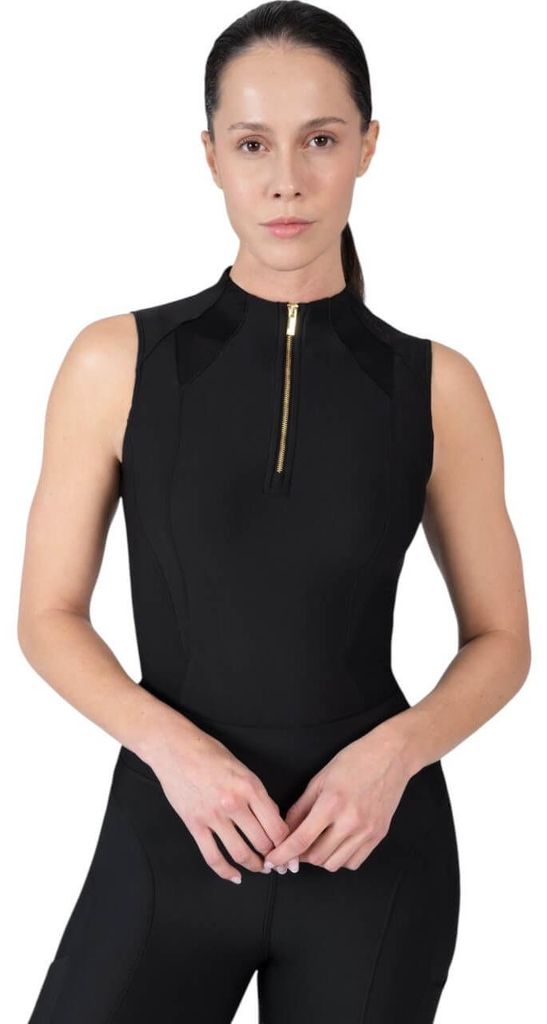 Maximilian Equestrian Top Damen Sleeveless Frame Funktionsshirt Black S