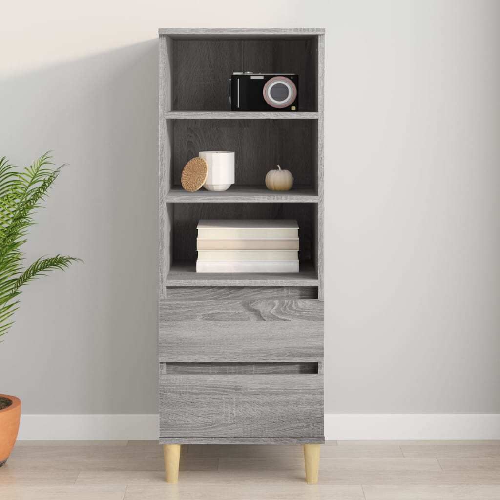 vidaXL Deska barowa szara Sonoma 40x36x110 cm Materiał Zdjęcie produktu 