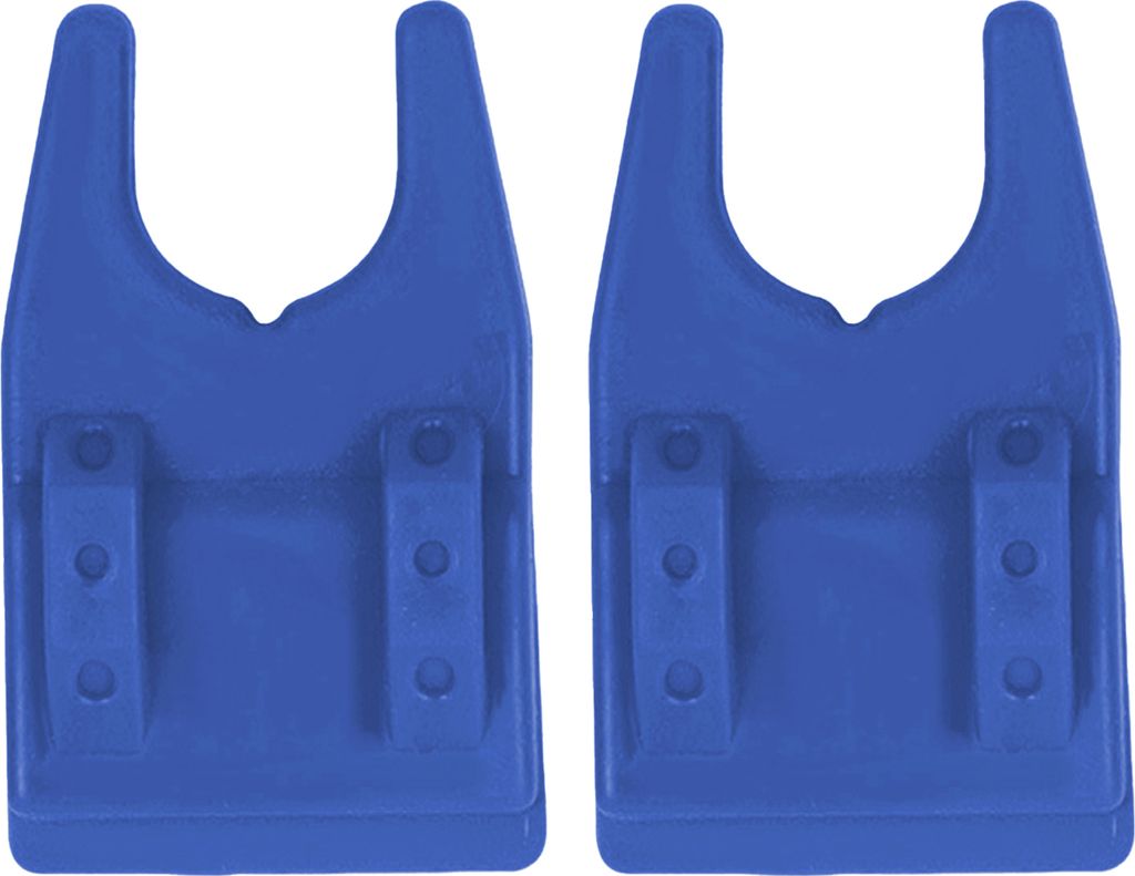 1 Paar Angelrutenhalter aus Silikoneimer, tragbar, leicht, rutschfest, U-förmig, zum Anklemmen, Köderbehälter, Eimer, Angelrutenablage, Floßang...