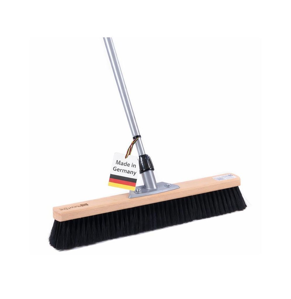 Hochwertiger Saalbesen 60cm Breit schwarze weiche Kunsthaar Produktbild 