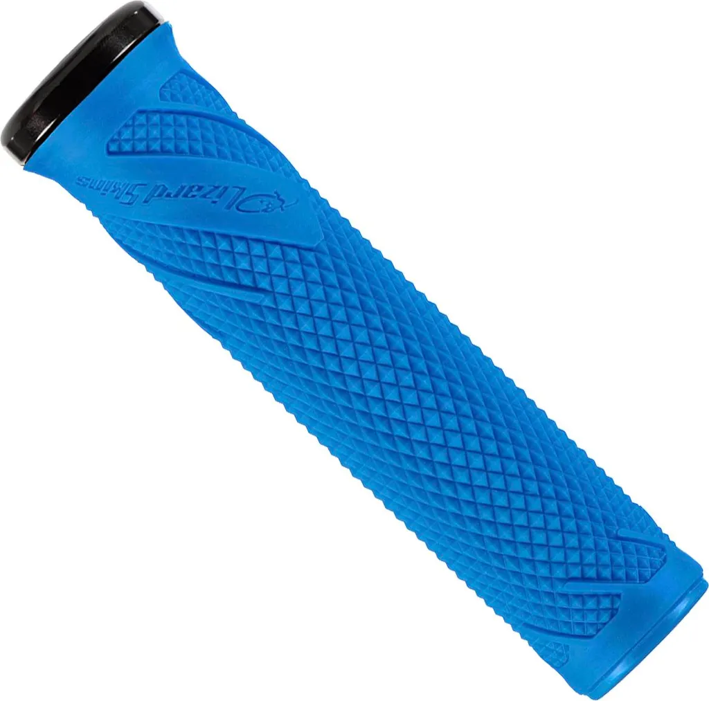 Poignées de VTT Lizard Skins Wasatch Lowas400 Fixation Lock-On Bleues