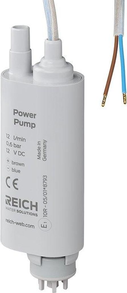 Tauchwasserpumpe 12 V, 12 l, Rückschlagventil