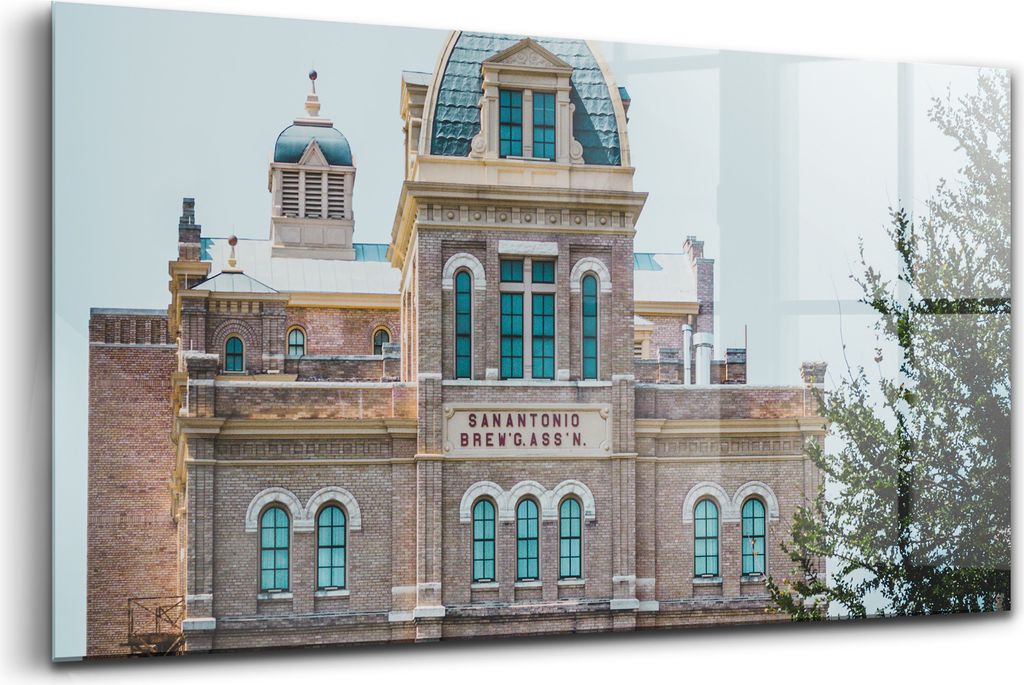 Bilder auf glas - Einteilig - Wanddekoration - Glas Bilder - 120x60 - Gebäude in San Antonio