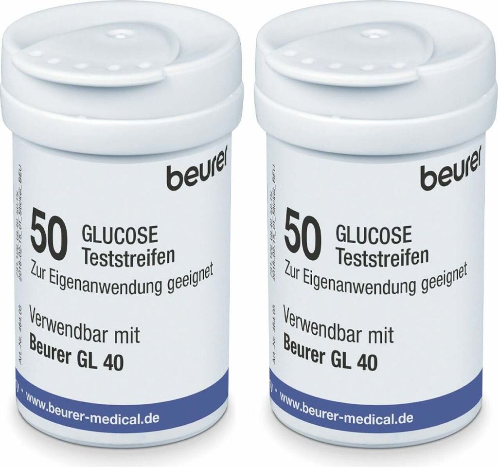 Beurer GL40 strisce reattive per la glicemia, 100 strisce Immagine del prodotto 