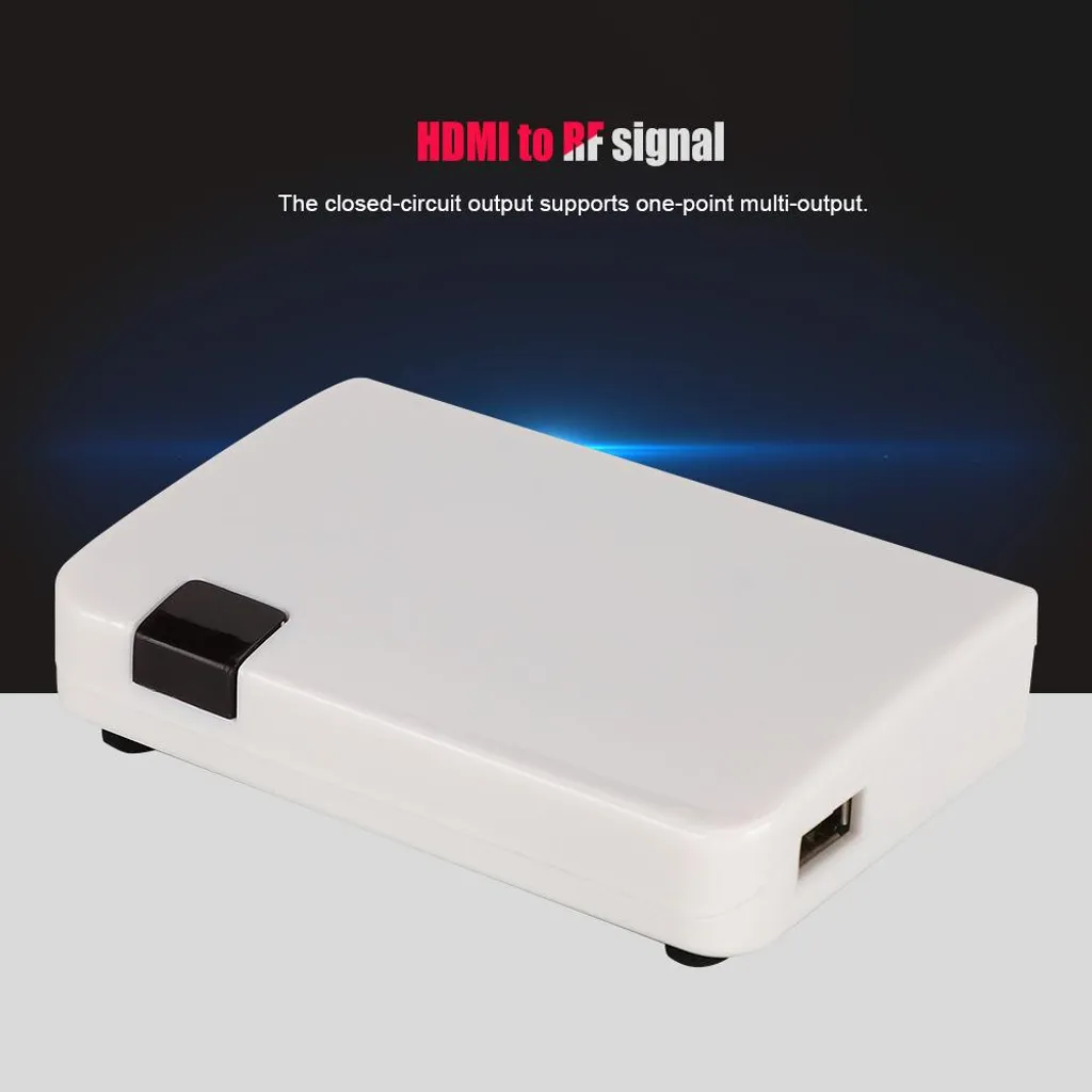 Solution Écran Noir : Boîtier HDMI vers RF pour Signal Vidéo et Audio