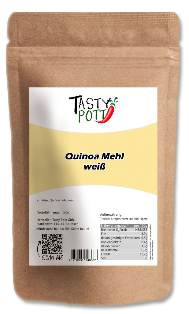 Tasty Pott Quinoa Mehl, weiss ab 1kg