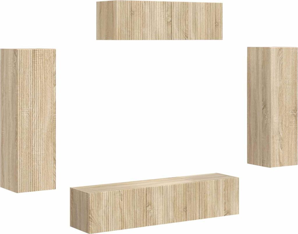 TV-Schränk 5 pcs Sonoma-Eiche