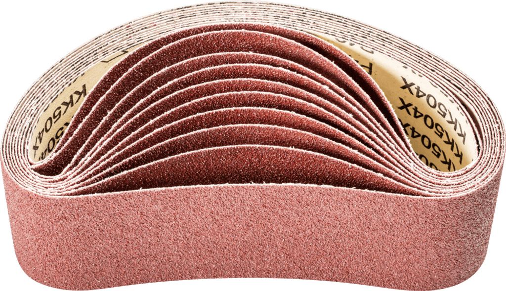 PFERD TOOLS Korund Schleifband BA 75x533 mm A40 für universelle Anwendung mit Bandschleifer