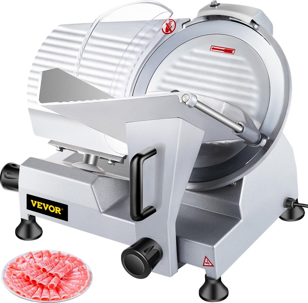 VEVOR Durable 10" Aufschnittmaschine 240W Fleischschneidemaschine Fleischschneide