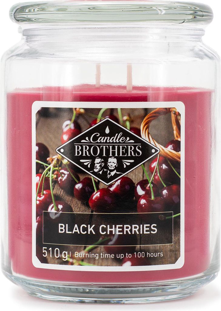Duftkerze Candle Brothers Black Cherries, Kerze im Glas, 2 Produktbild 