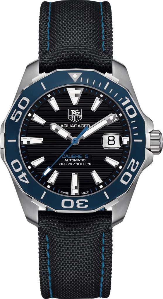 Zegarek męski Tag Heuer Aquaracer, srebrno-niebieski, model Zdjęcie produktu 