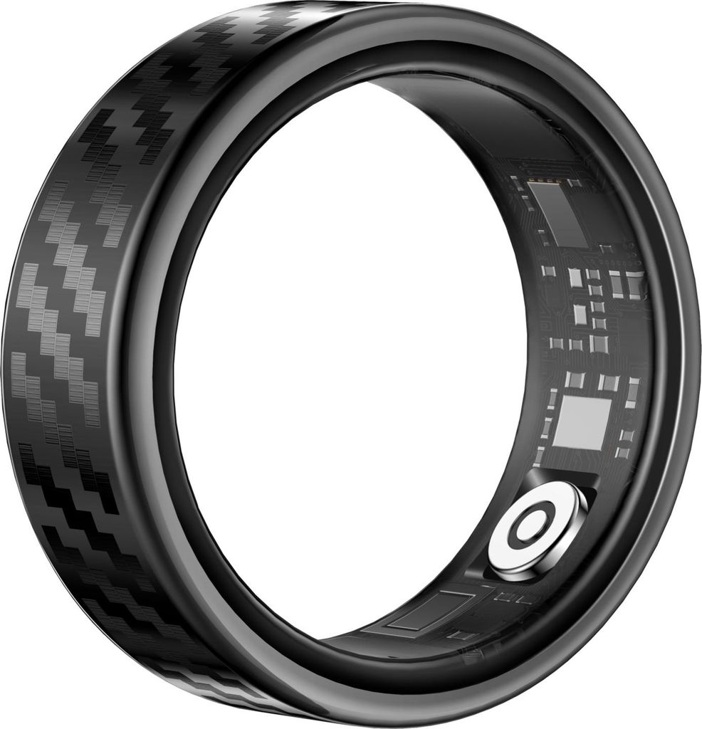 INF RWFIT Smart Ring: Wasserdicht, Herzfrequenz, Schlaf, Fitness Tracker Schwarz 11