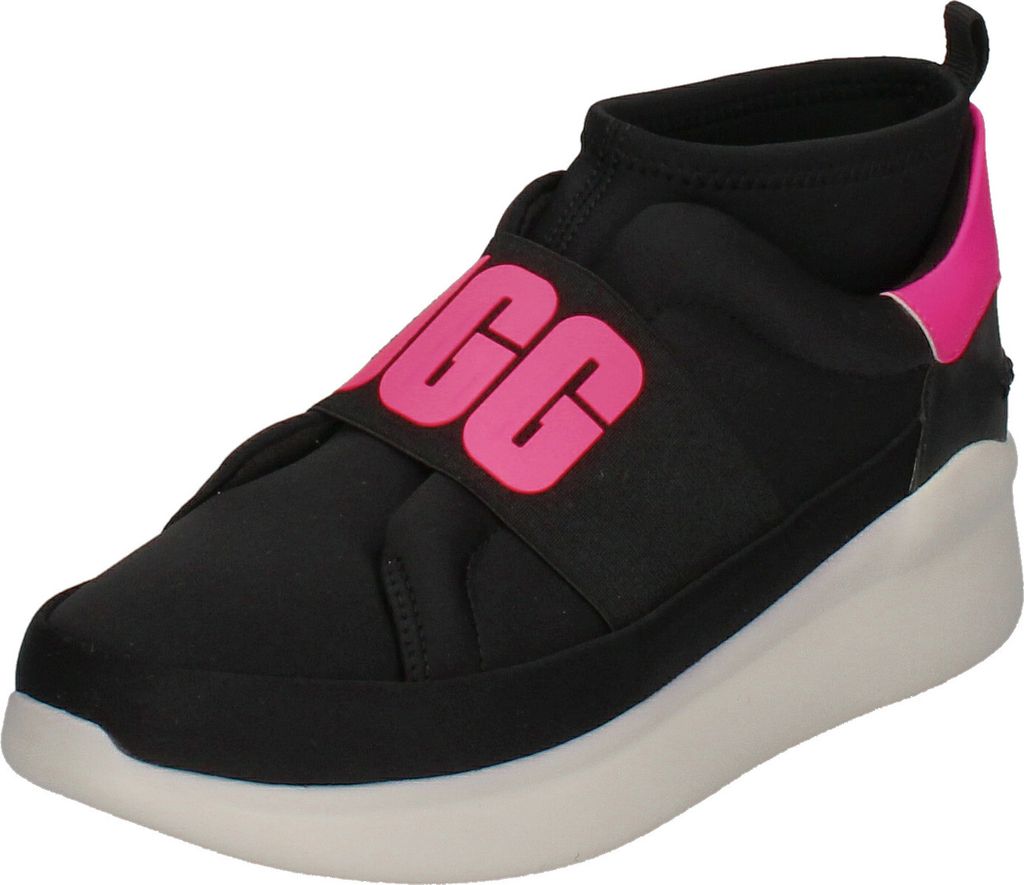 UGG - NEUTRA NEON SNEAKER 1110084 - black neon pink, Größe:39 EU
