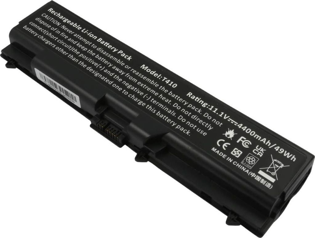 Avizar, Lenovo ThinkPad E40 Lithium-Ionen Laptop Akku 11,1V 4400mAh, Schwarz