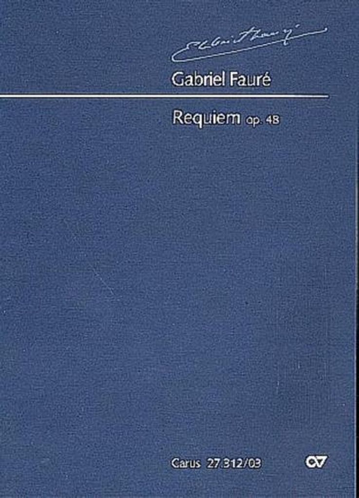 Requiem. Fassung für Sinfonieorchester (Klavierauszug): op. 48