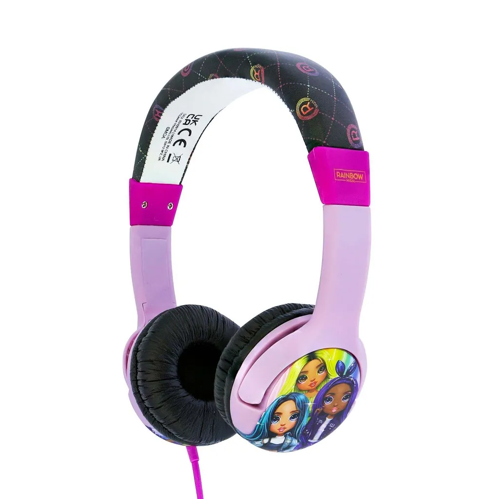 Casque Audio Fille Rainbow High Glam Protège les Oreilles des Enfants