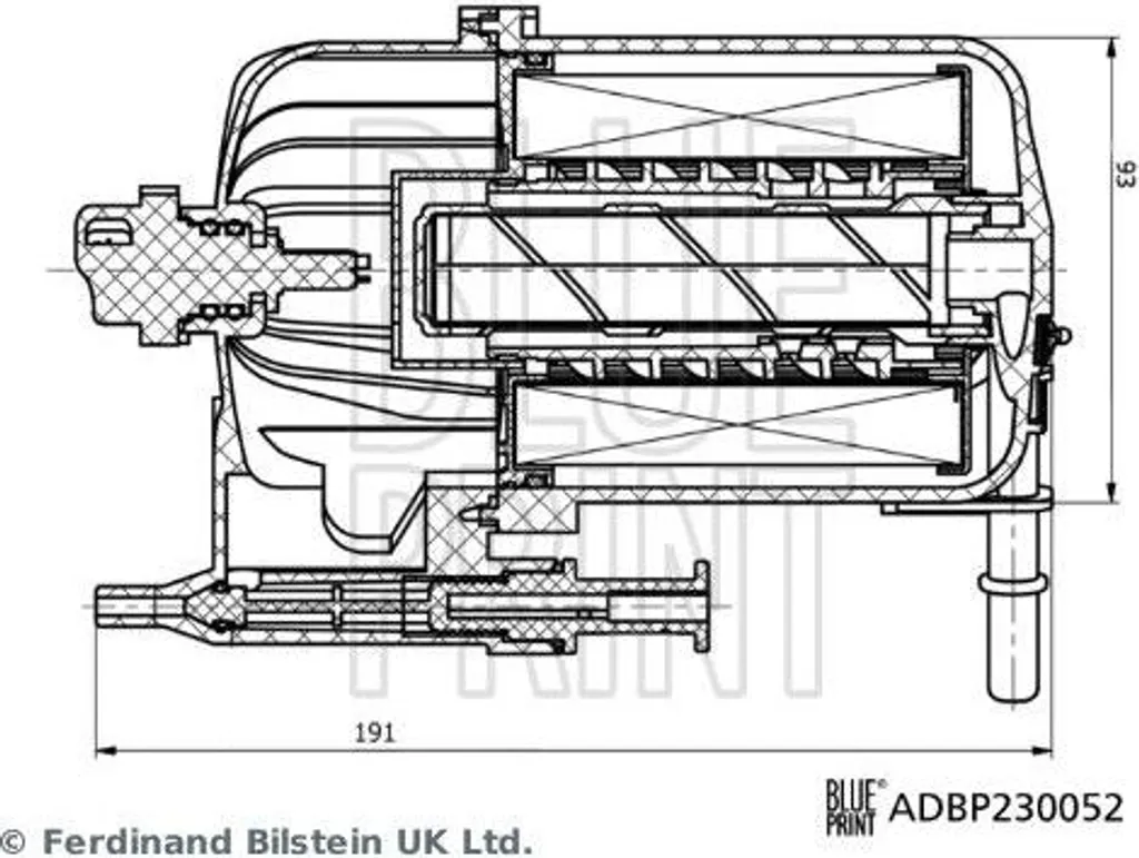 Filtre à carburant pour entretien Defender et Range Rover - ADBP230052