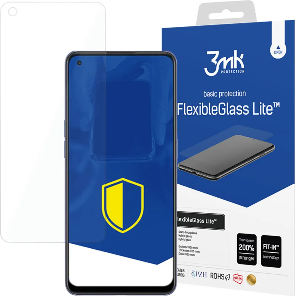 3mk FlexibleGlass Lite per Oppo Reno 8T 4G: Vetro Antigraffio 6H