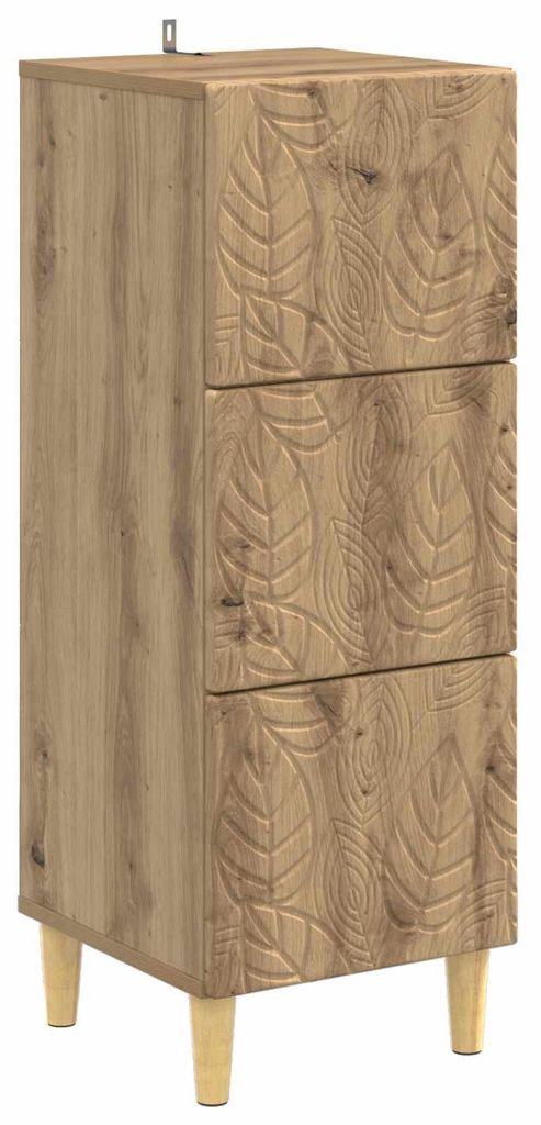 vidaXL Komoda s zásuvkami, 33 x 34,5 x 90 cm, materiál: Obrázek produktu 