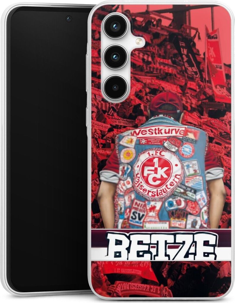 DeinDesign Slim Hülle für Samsung Galaxy A35 5G Silikon Case Ultra Dünn Handyhülle 1. FC Kaiserslautern 1. FCK Offizielles Lizenzprodukt