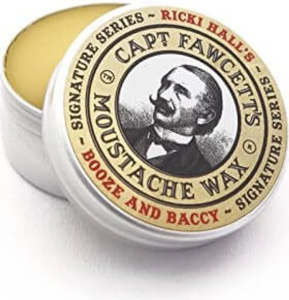 Cire à moustache artisanale parfumée Tabac et Rhum - Format 15 ml