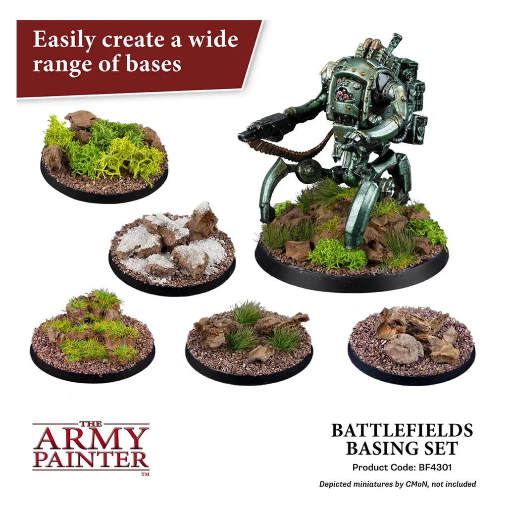 Army Painter Battlefields Basing Set : Kit de Soclage Complet Figurines - 4