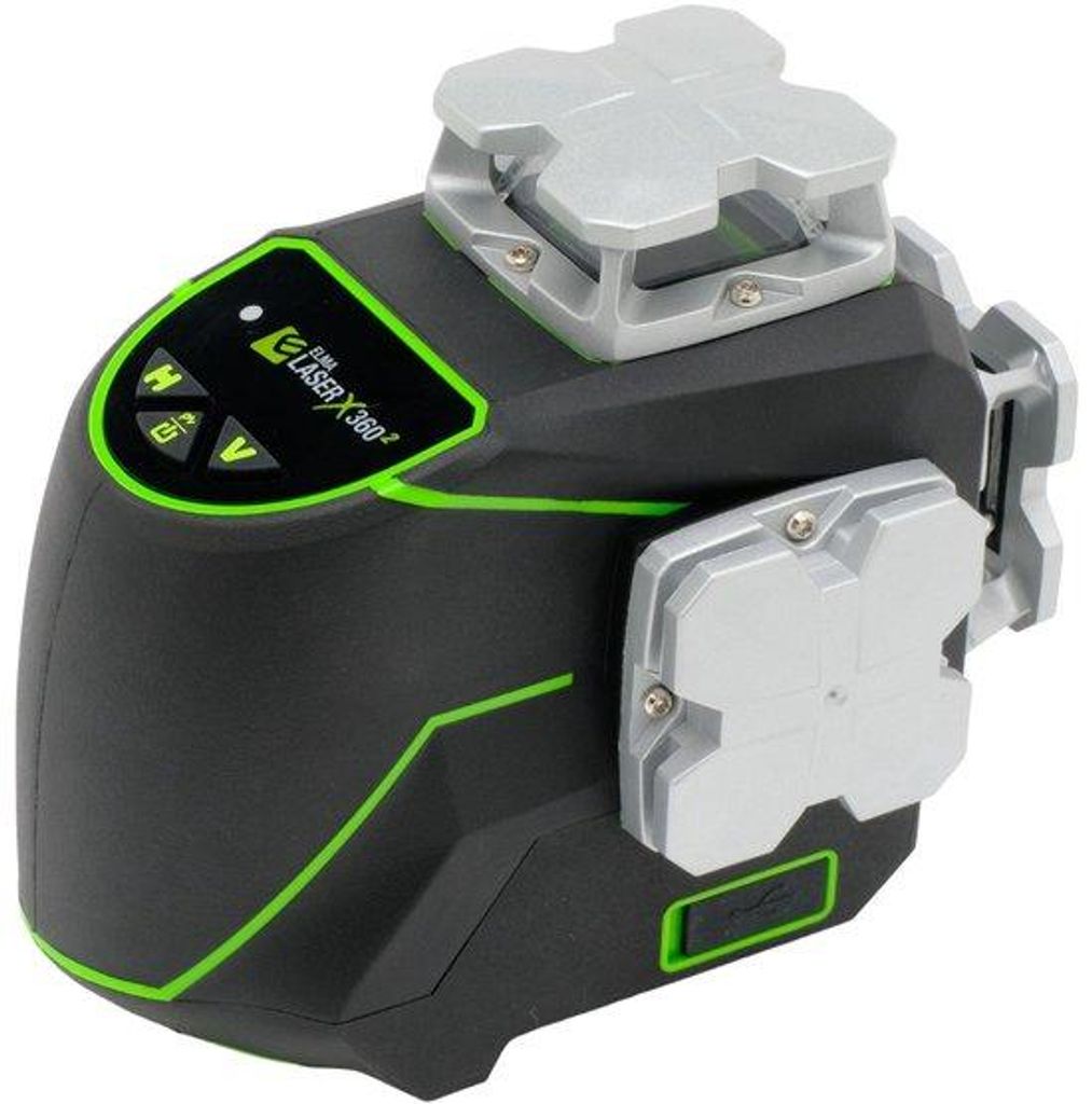 3D Multi Linienscanner mit grüner Laser 2x360° bis 40 Meter (S-ELMA Laser X360-2)