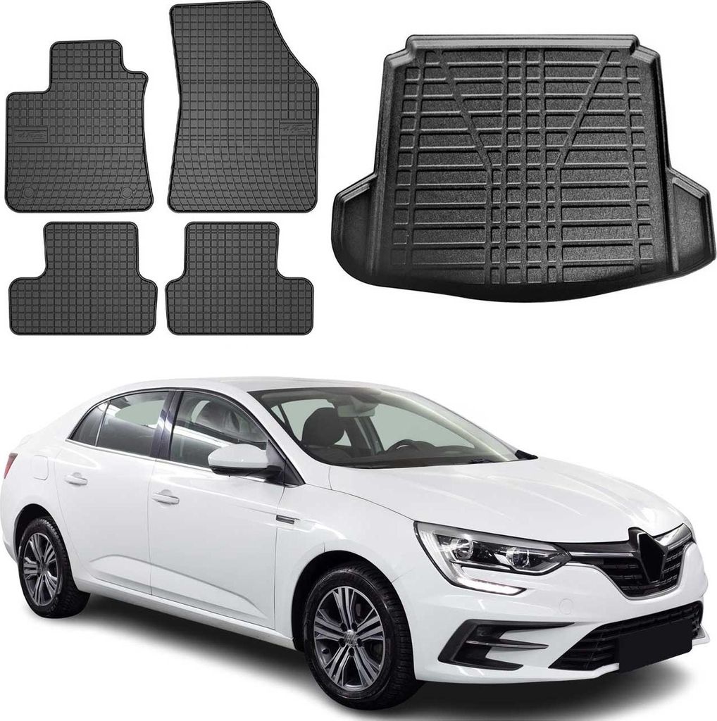 Tapis & bac de coffre Set pour Renault Megane 2016-2025 Image du produit 