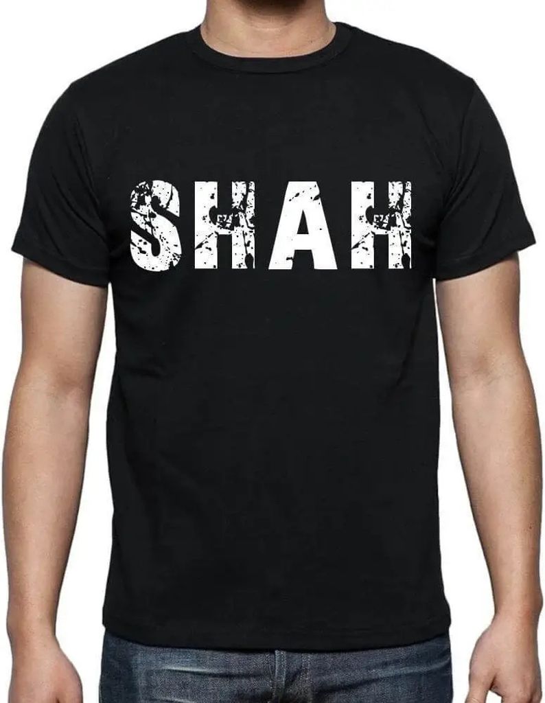 Herren Grafik T-Shirt Shah Öko-Verantwortlich Vintage Jahrgang Kurzarm Lustige Druck Geburtstag Geschenk Mann