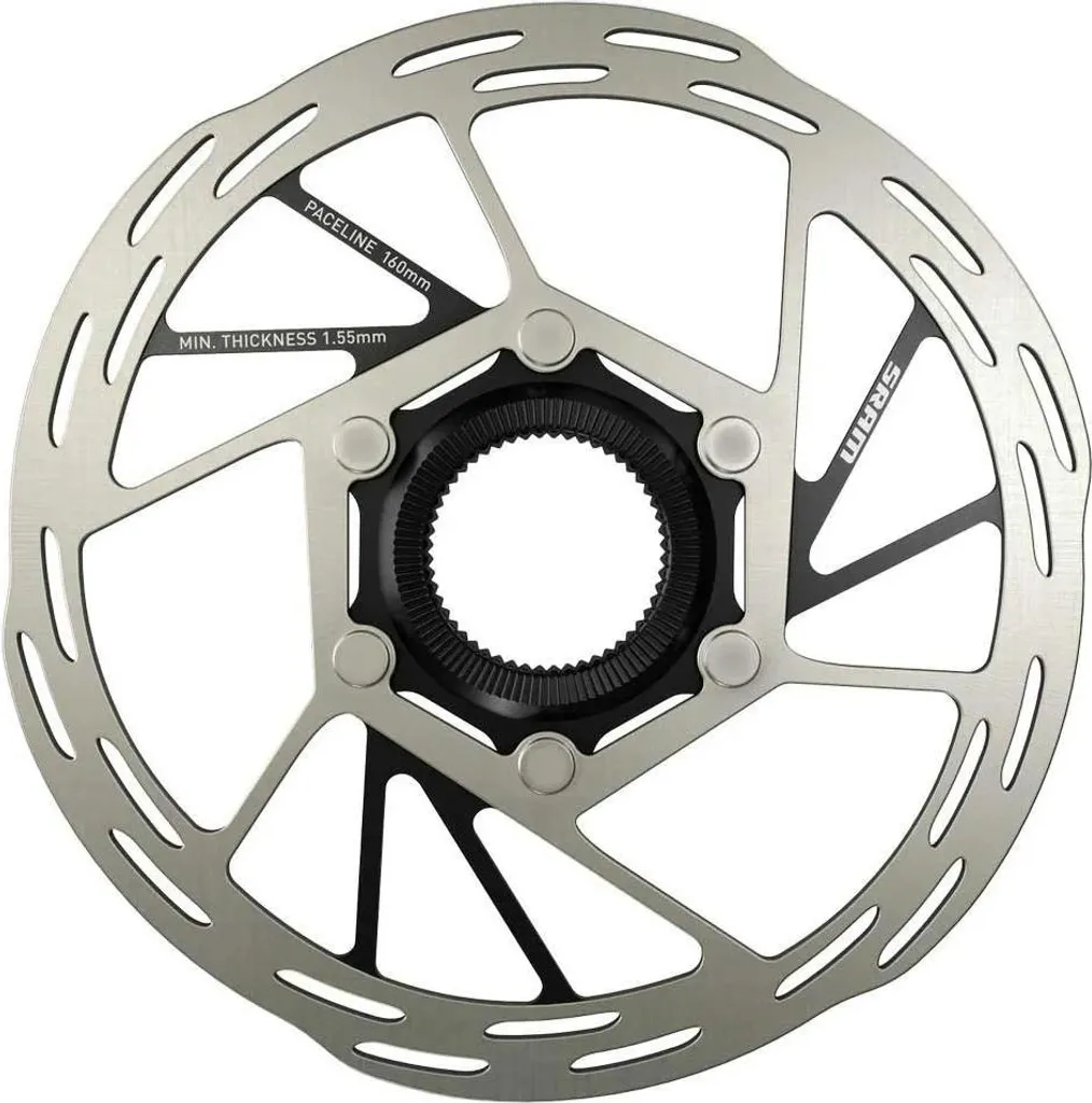Sram Paceline Disque de Frein Silencieux Centerlock 140 mm Argenté