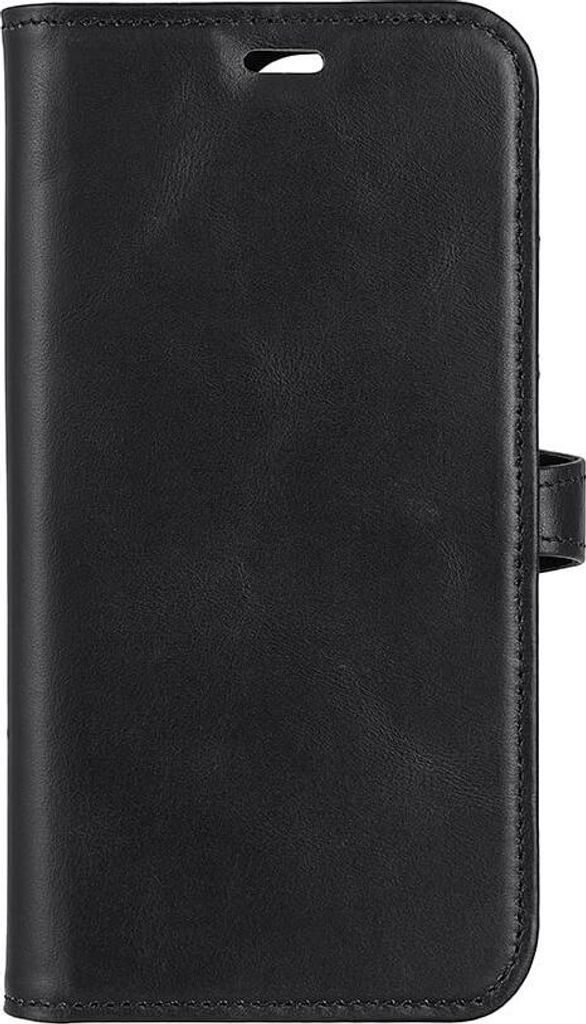 BUFFALO 2in1 Geldbörse Leder 3 Karten iPhone 14 Pro 6,1" Schwarz