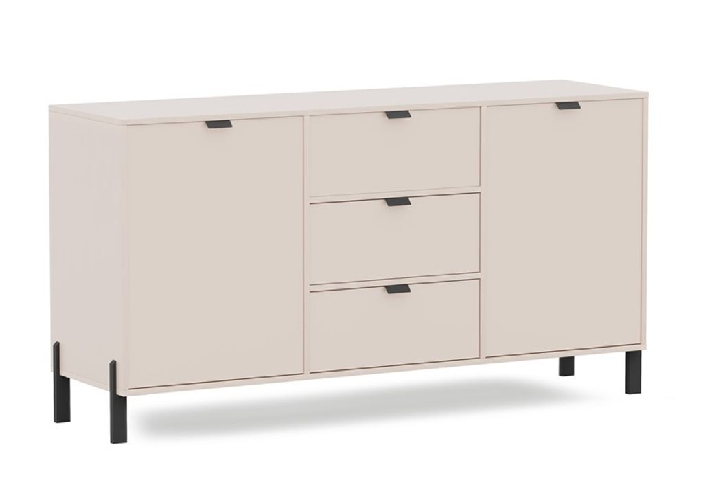 Kommode CREMONA 2D3S – modernes Sideboard Schrank mit viel Stauraum für Wohnzimmer